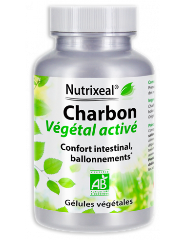 Charbon végétal activé BIO PureCoal® Nutrixeal, poudre.