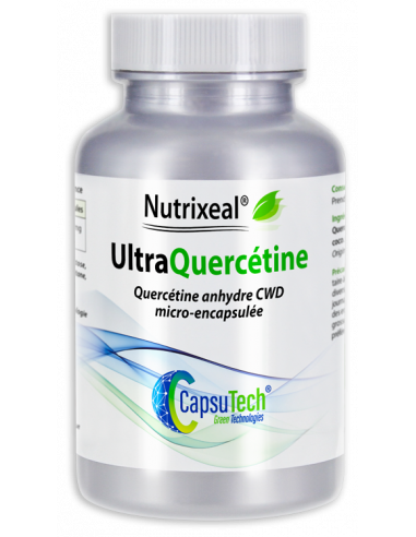 Ultra Quercétine CWD CapsuTech® : quercétine anhydre micro-encapsulée.