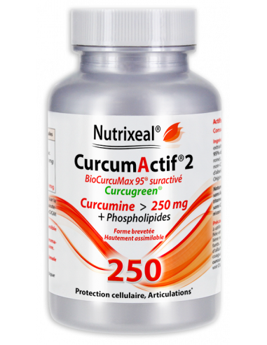 Biocurcumax 500 mg : extrait breveté de curcumine dans une formule hautement biodisponible, unique en Europe.