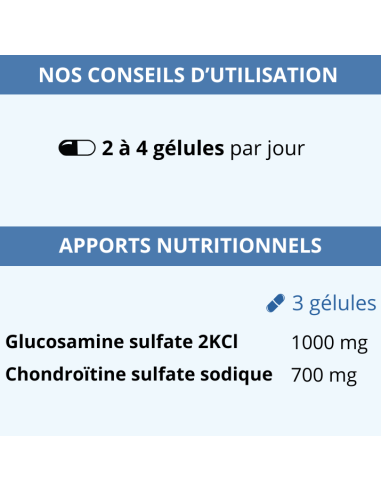 Conseils d'utilisation et apports nutritionnels de ChondrOcean