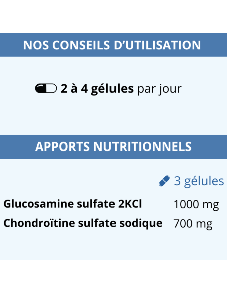 Conseils d'utilisation et apports nutritionnels de ChondrOcean