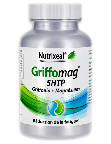 Griffonia standardisé en 5HTP avec magnésium chélaté.