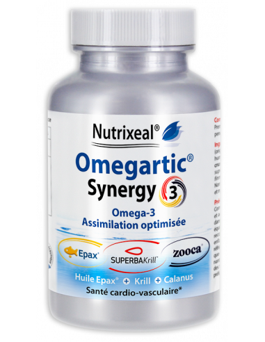 Omegartic Synergy 3 Nutrixeal : huile EPAX, Krill et Calanus