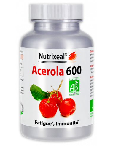 100% acerola BIO en poudre hydrosoluble 17% de vitamine C