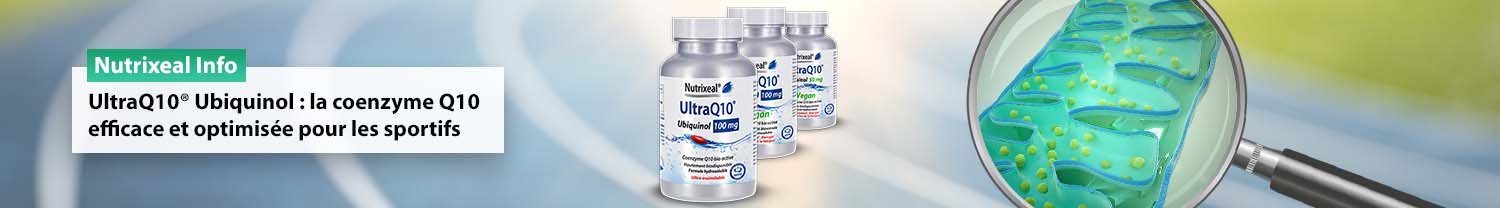 UltraQ10 Ubiquinol : la coenzyme Q10 efficace et optimisée pour les sportifs