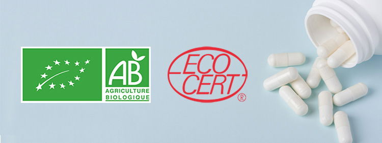 Produits BIO Nutrixeal certifiés par Ecocert